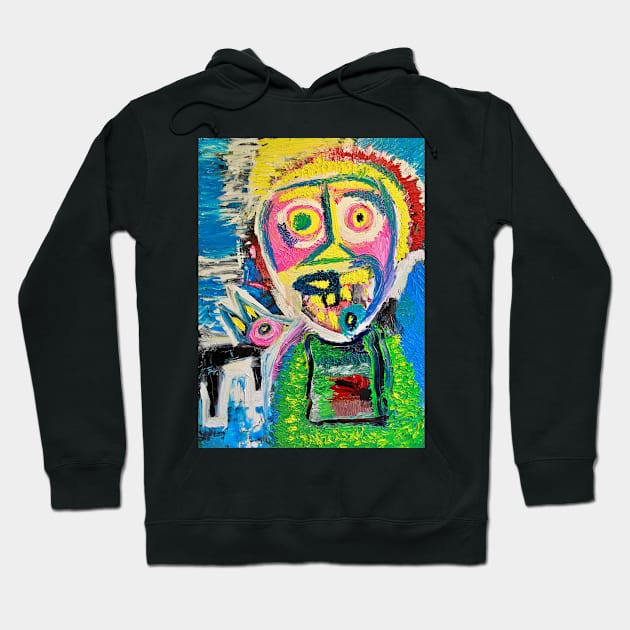 The boy with the dog Hoodie by shamanprints